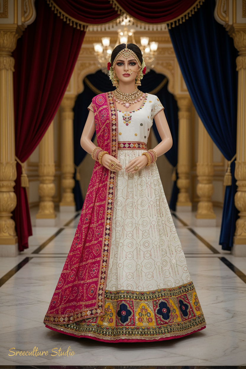 Nayika – Festive Zardozi Lehenga – Sequin & Thread Work