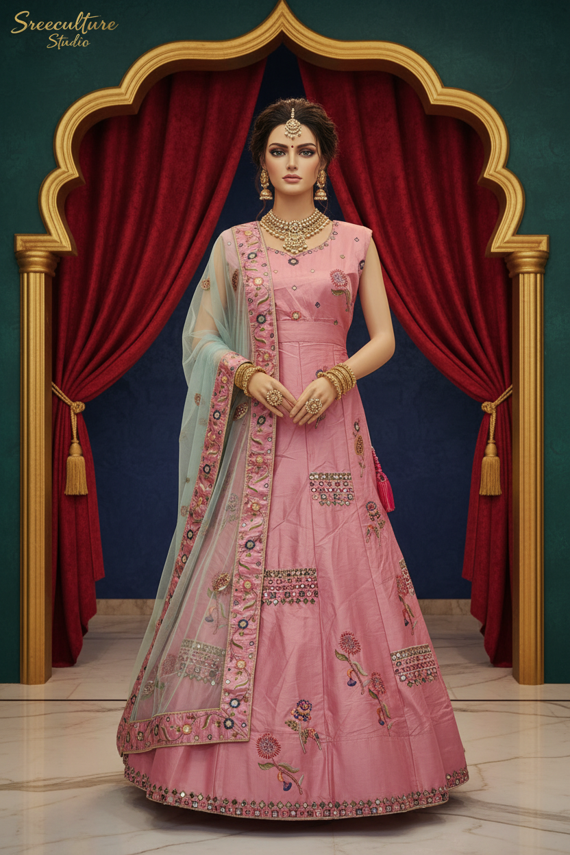 Bharni – Modern Luxury Bridal Lehenga – Beads, Sequins & Zardozi