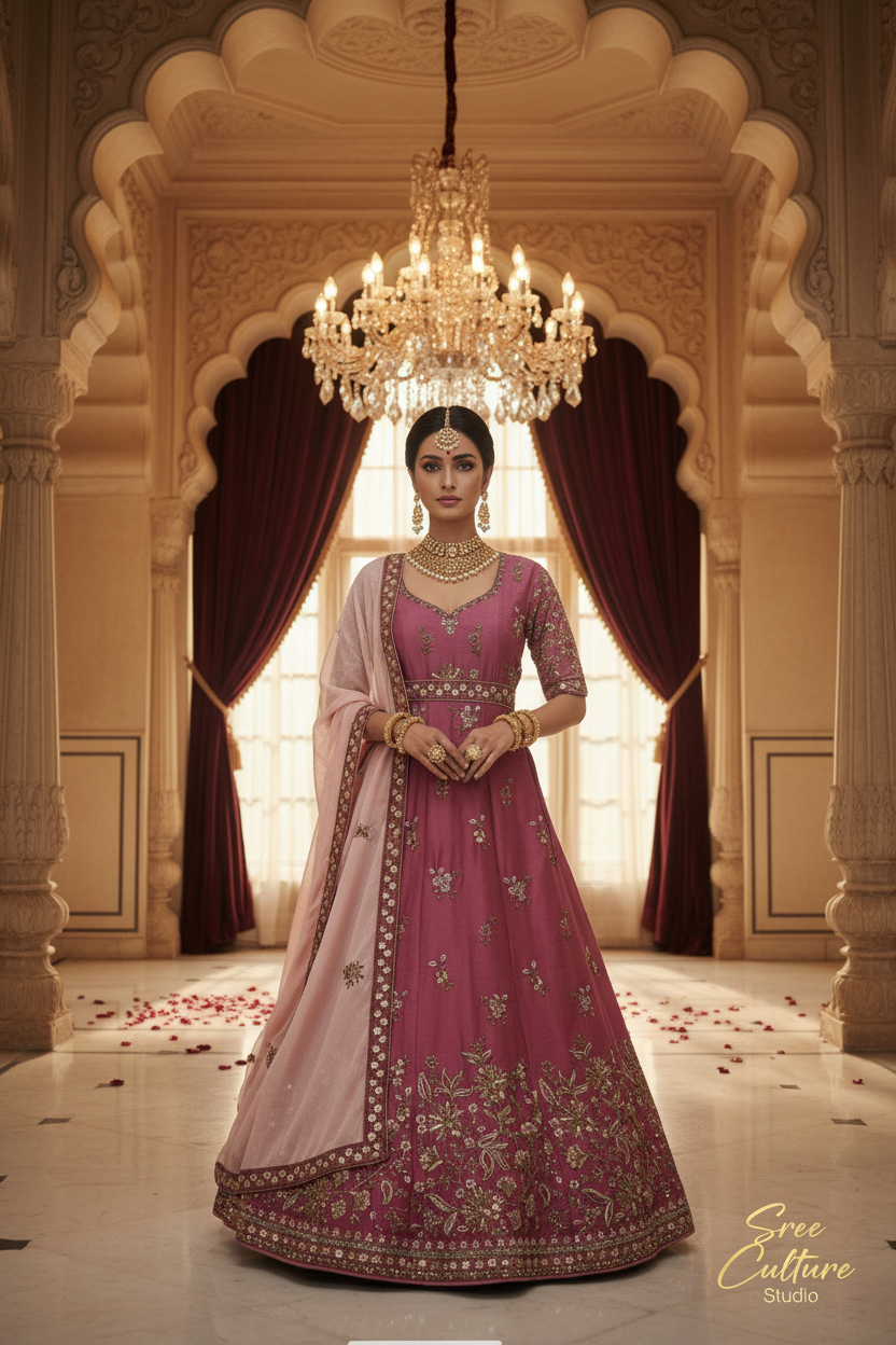 Bharni – Modern Luxury Bridal Lehenga – Beads, Sequins & Zardozi