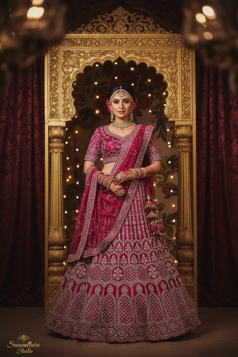 Bharni – Modern Luxury Bridal Lehenga – Beads, Sequins & Zardozi