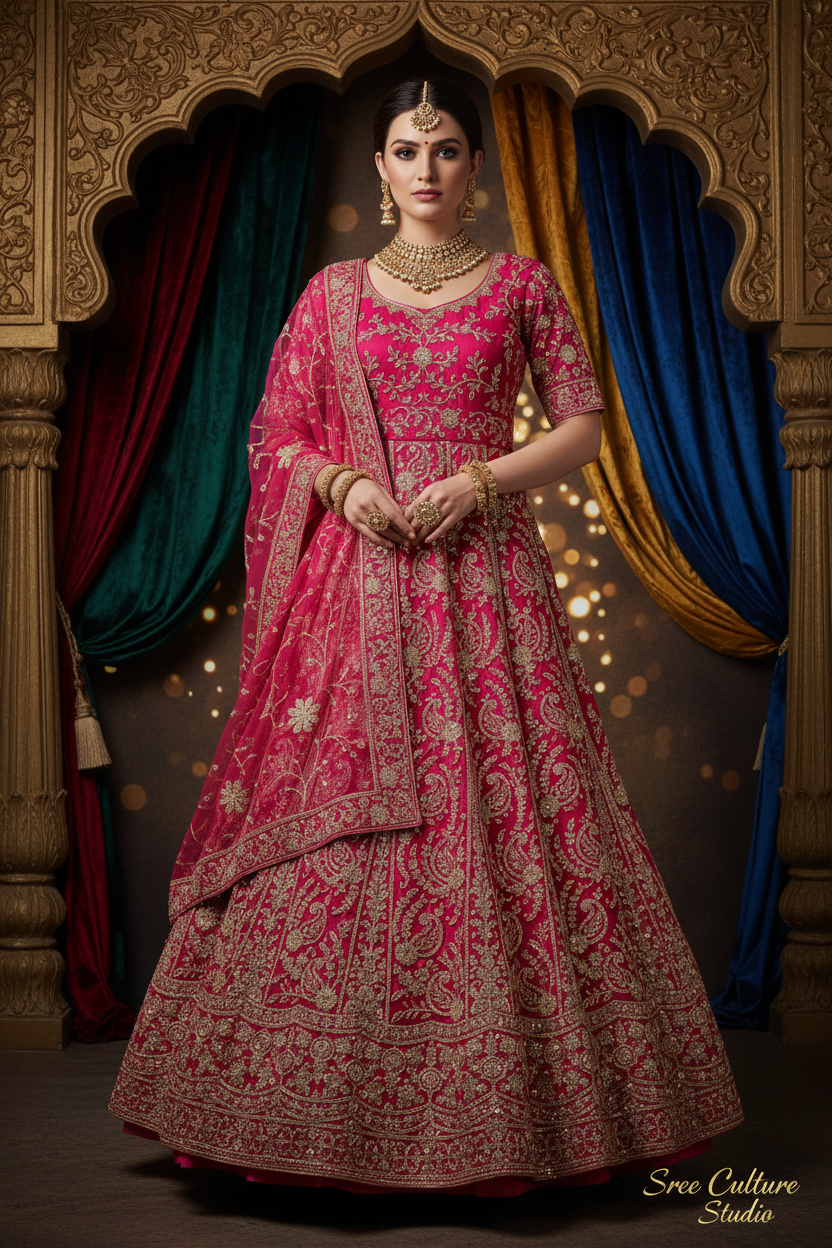 Bharni – Modern Luxury Bridal Lehenga – Beads, Sequins & Zardozi