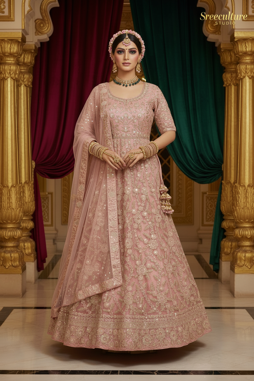 Bharni – Modern Luxury Bridal Lehenga – Beads, Sequins & Zardozi