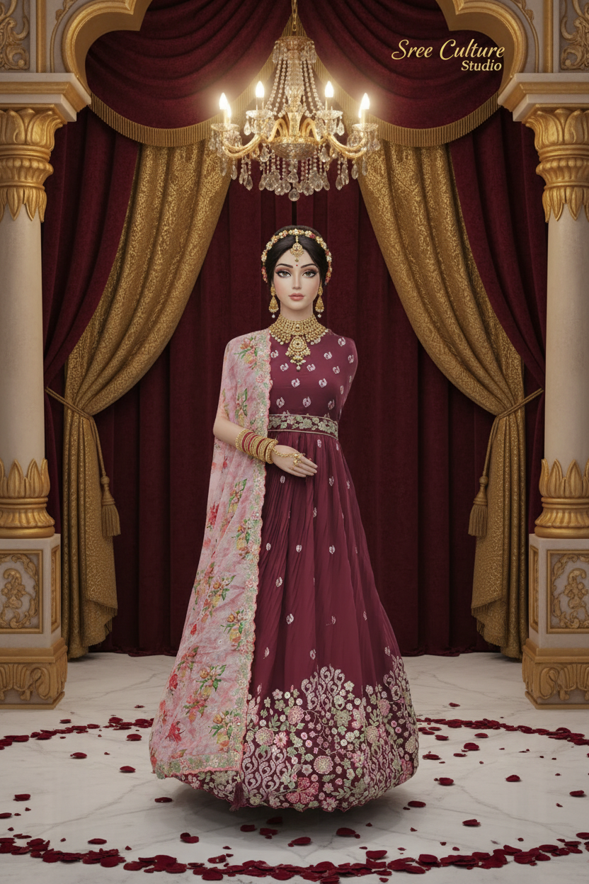Bharni – Modern Luxury Bridal Lehenga – Beads, Sequins & Zardozi