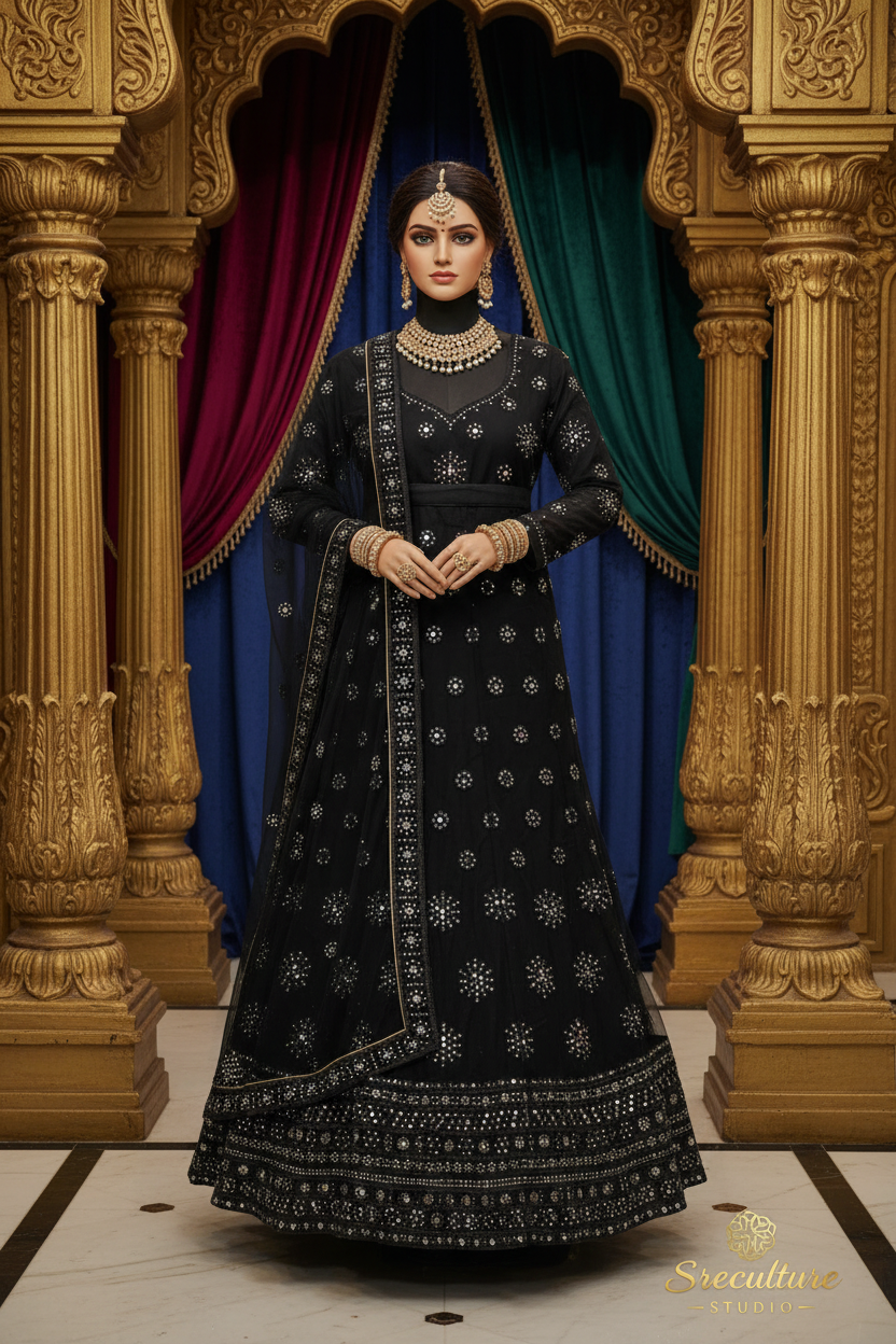 Nayika – Festive Zardozi Lehenga – Sequin & Thread Work