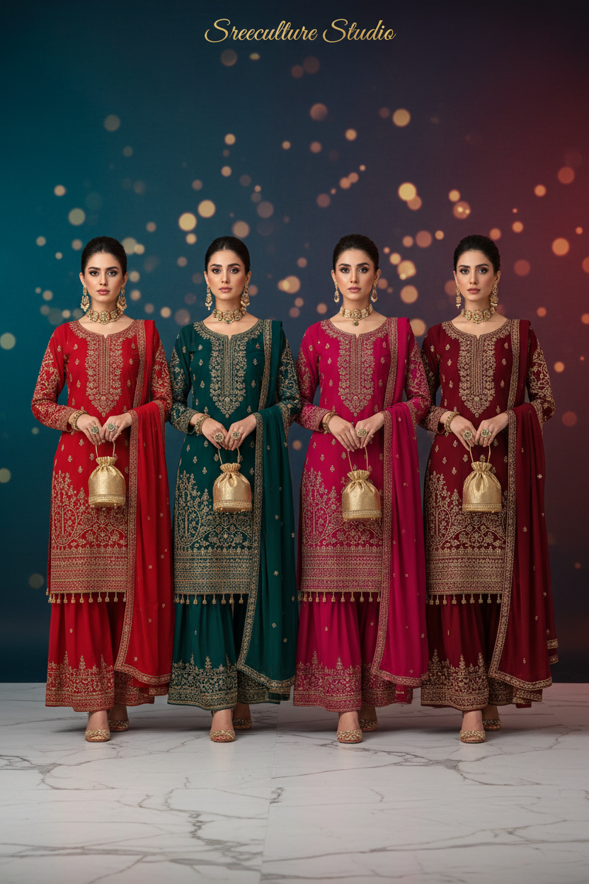 Gauri – Heavy Designer Work Wedding Dresses – Bridal Couture Collection