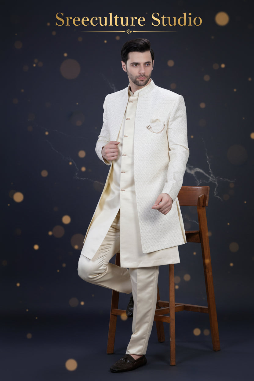 Parth – Royal Wedding Sherwani  Collection: M3