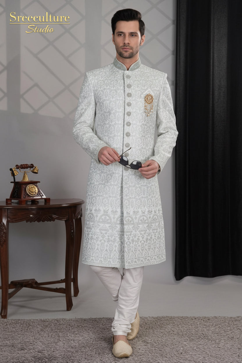 Parth – Royal Wedding Sherwani  Collection: M3