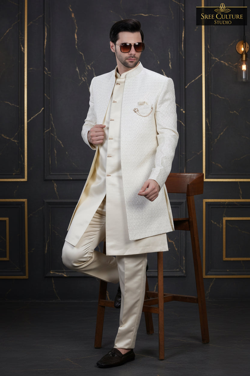 Veer – Indo-Western Men’s Sherwani – M2