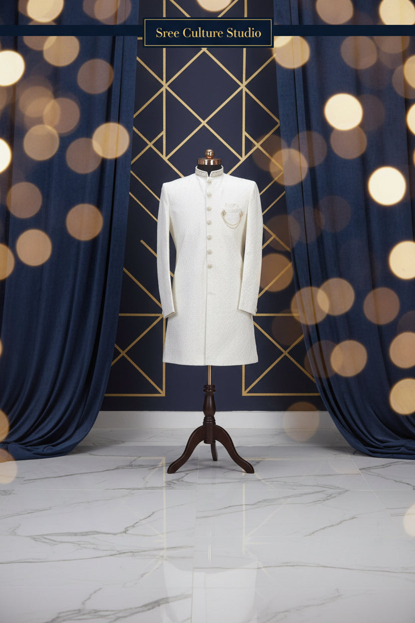Veer – Indo-Western Men’s Sherwani – M2