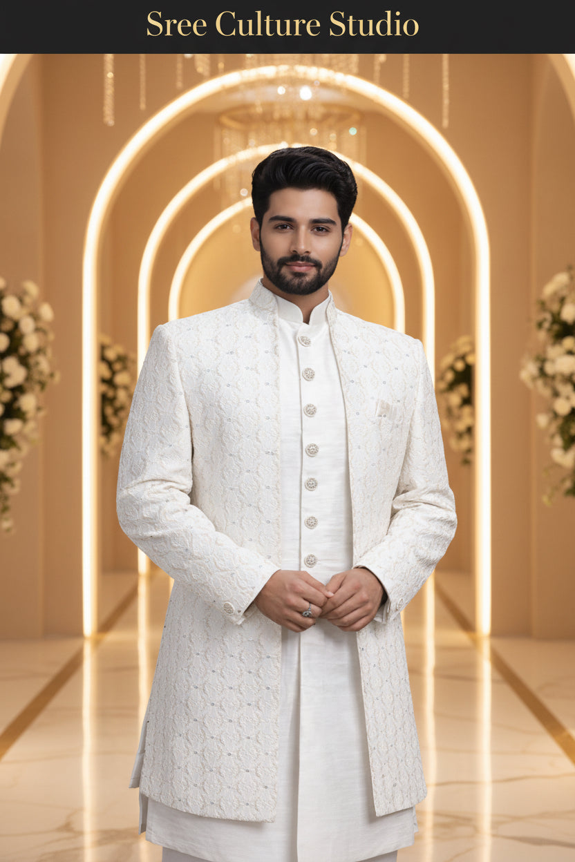 Veer – Indo-Western Men’s Sherwani – M2
