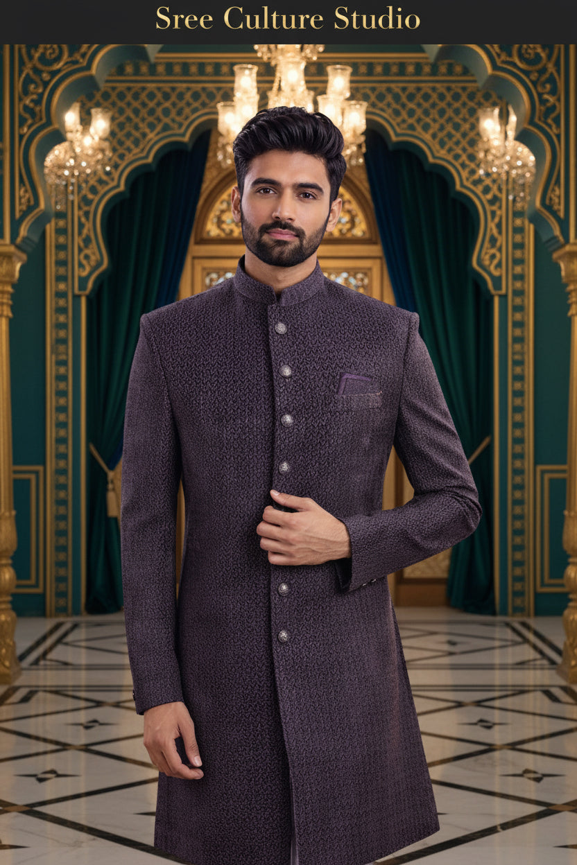 Veer – Indo-Western Men’s Sherwani – M2