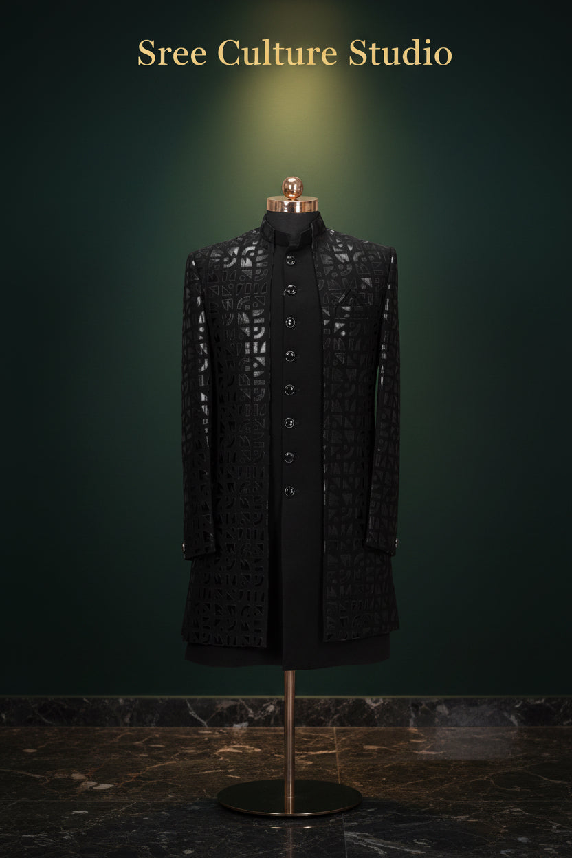 Veer – Indo-Western Men’s Sherwani – M2