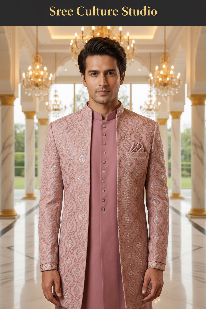 Veer – Indo-Western Men’s Sherwani – M2