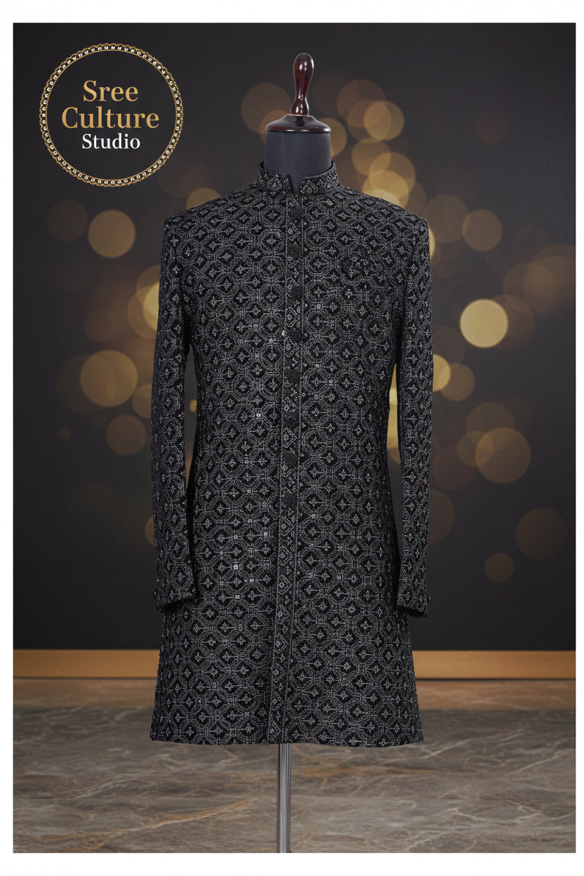 Veer – Indo-Western Men’s Sherwani – M2