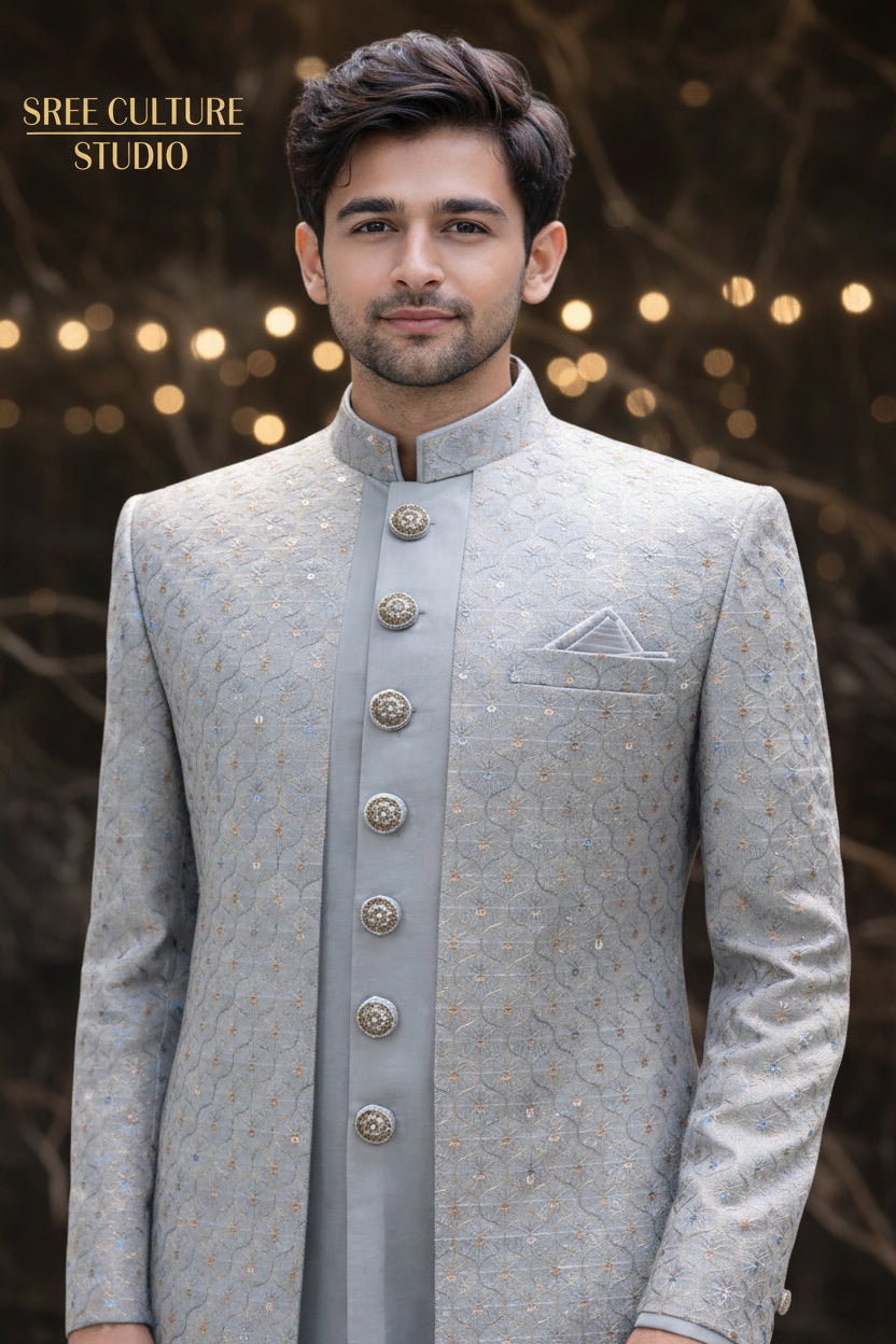 Veer – Indo-Western Men’s Sherwani – M2