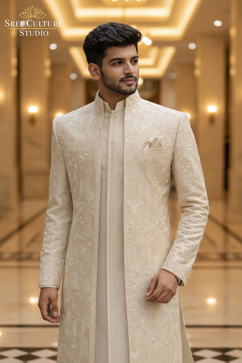 Veer – Indo-Western Men’s Sherwani – M2