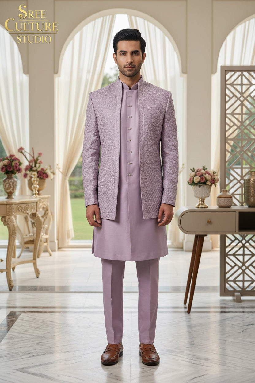 Veer – Indo-Western Men’s Sherwani – M2