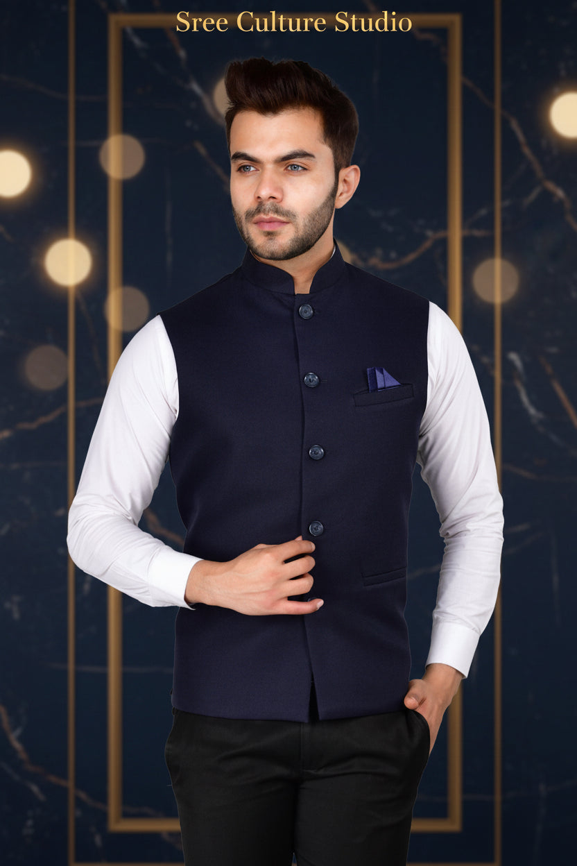Men's Designer Waist Coat – Wedding & Festive Wear
