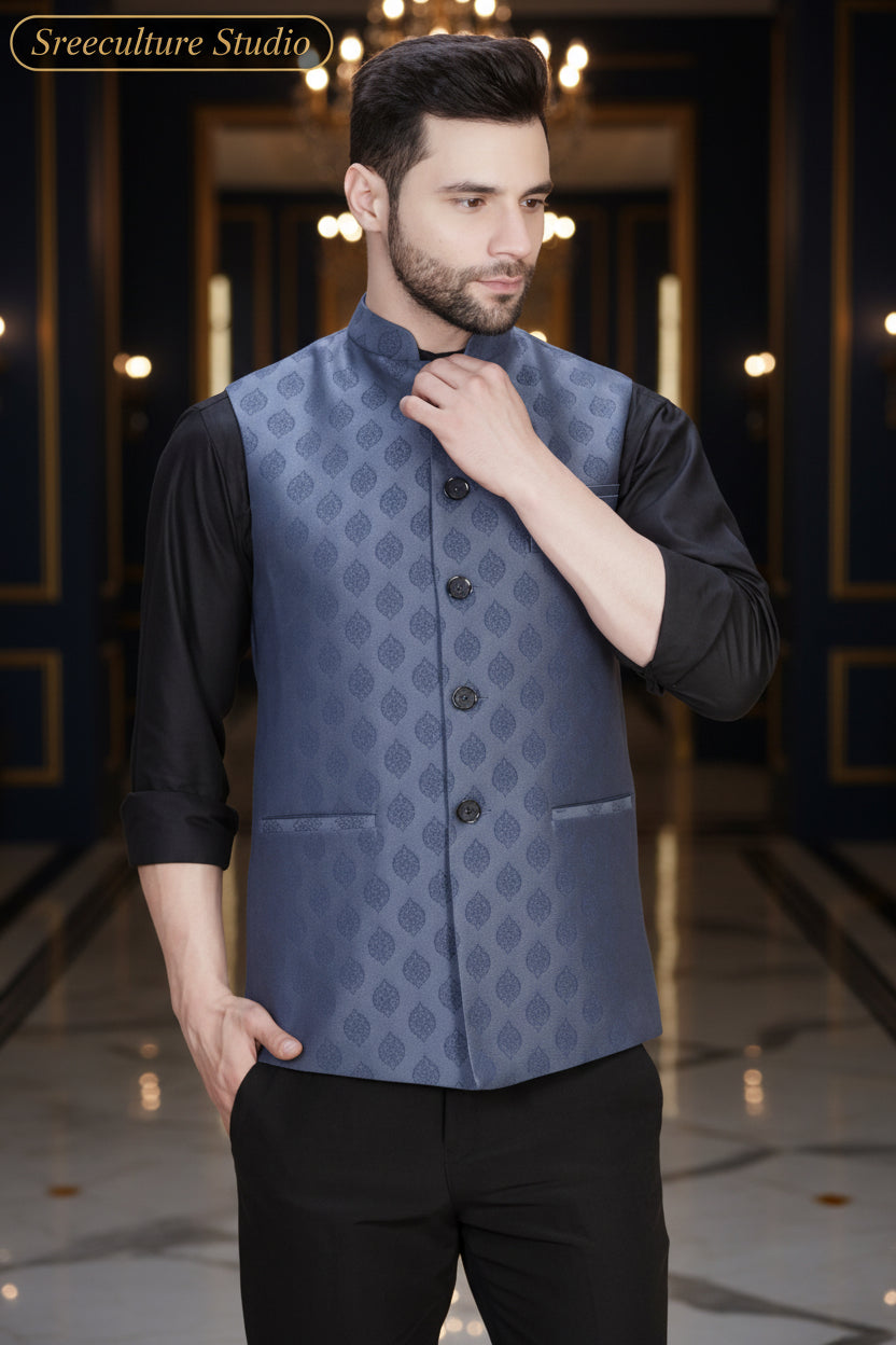 Men's Designer Waist Coat – Wedding & Festive Wear