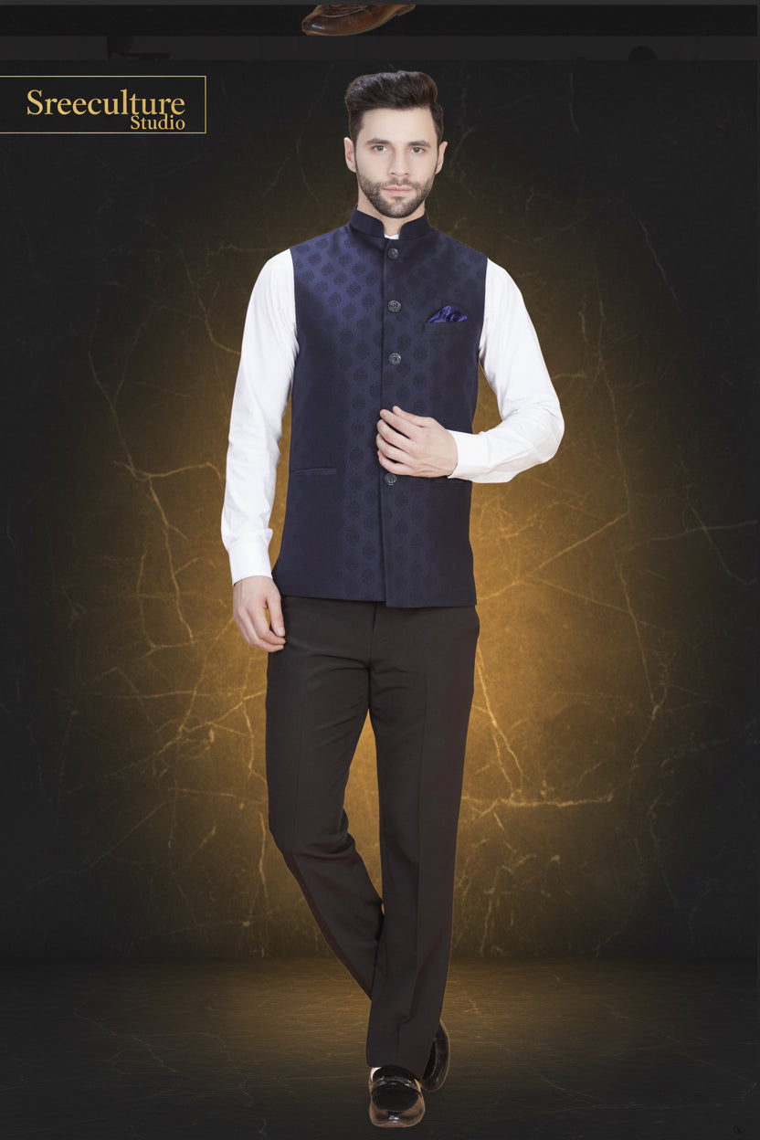 Men's Designer Waist Coat – Wedding & Festive Wear