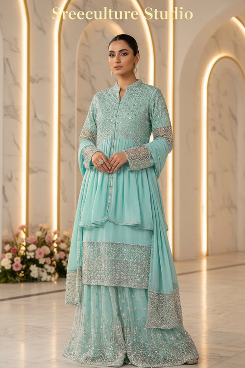 Designer Sharara Garara for wedding collections