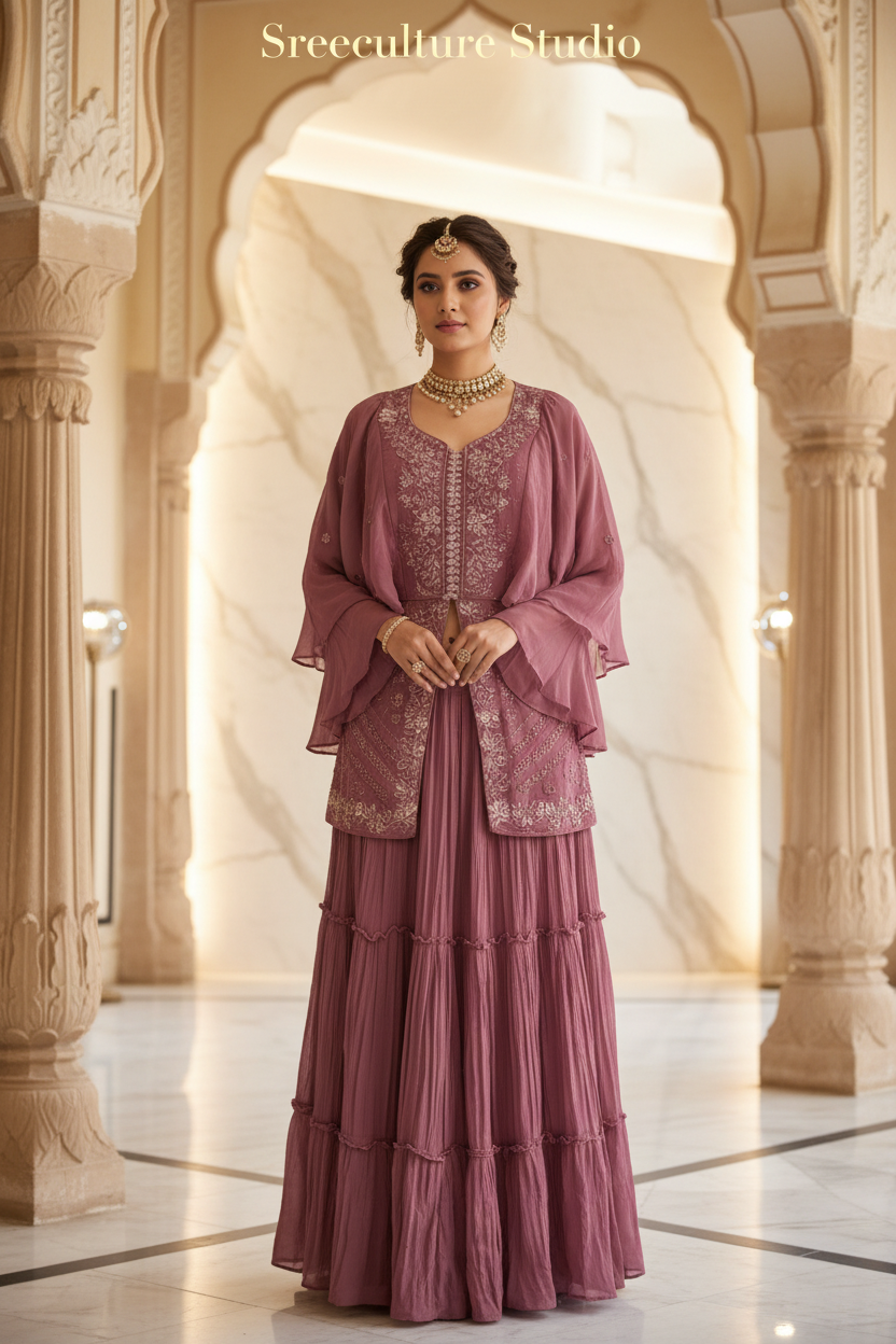 Designer Sharara Garara for wedding collections