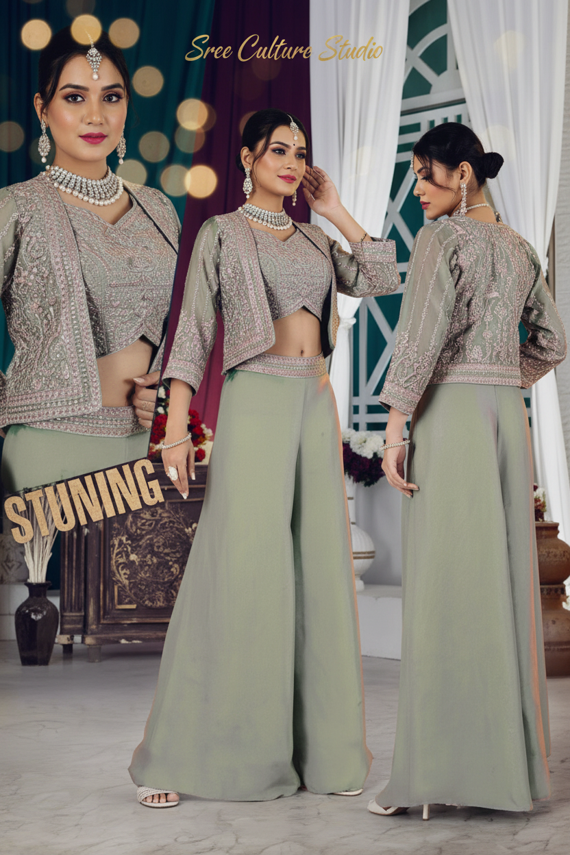 Designer Sharara Garara for wedding collections