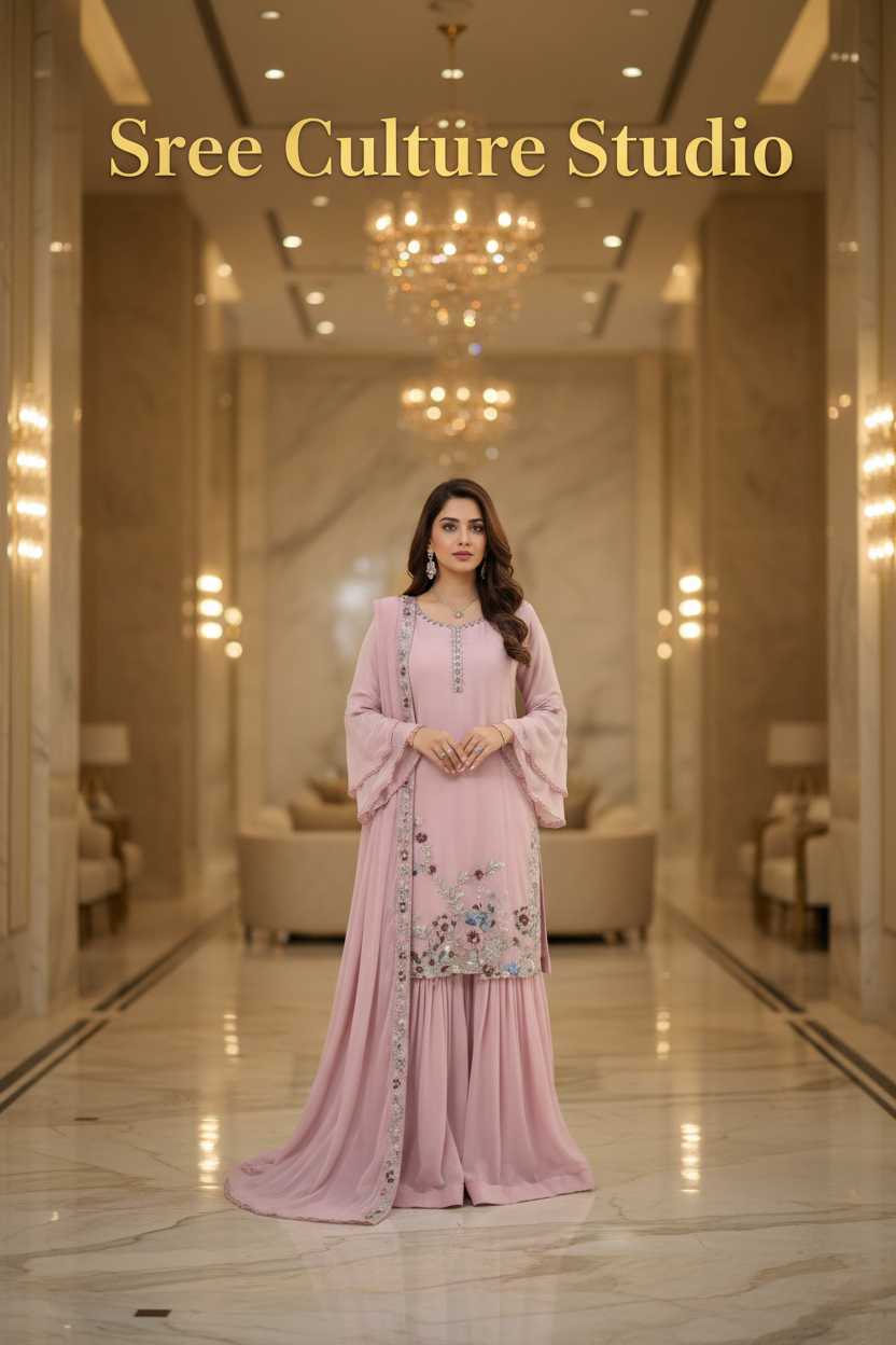 Designer Sharara Garara for wedding collections
