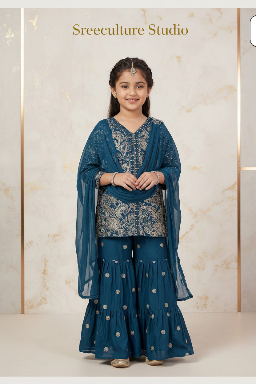 Pari – Girls Designer Ethnic Wear Collections – Little Princess Bridal & Festive Wear