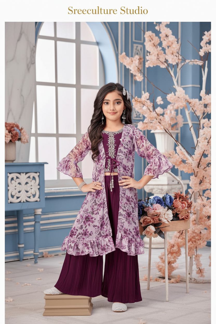 Pari – Girls Designer Ethnic Wear Collections – Little Princess Bridal & Festive Wear
