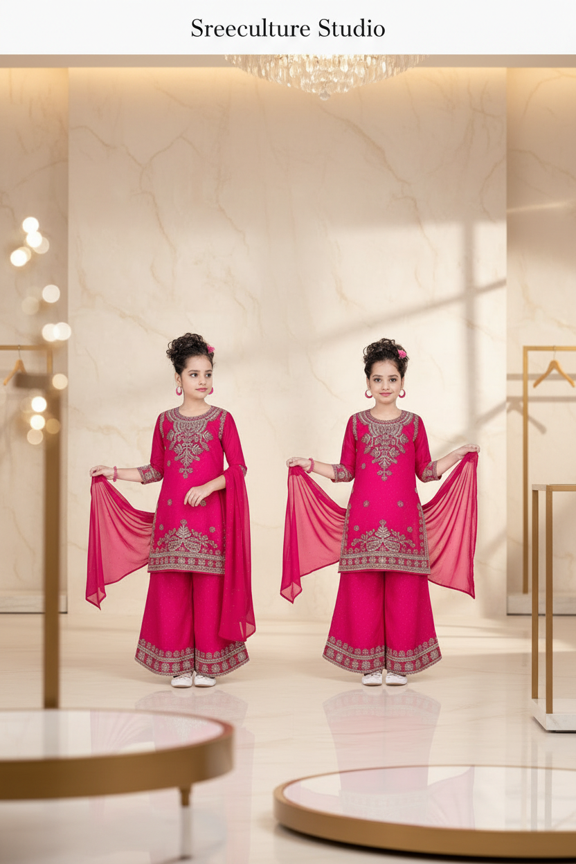 Pari – Girls Designer Ethnic Wear Collections – Little Princess Bridal & Festive Wear