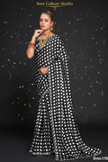 Maya – Designer Black & White Sarees Collection – Elegant Contrast Bridal Wear
