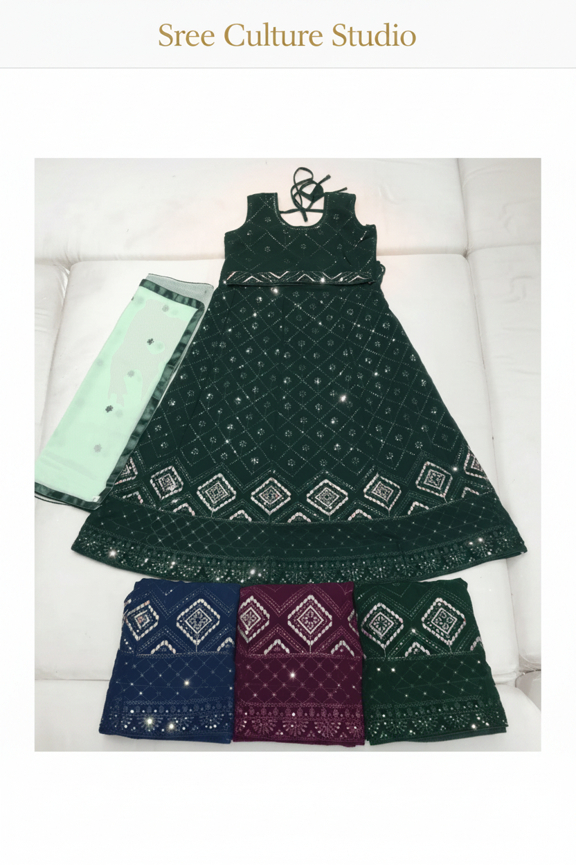 Pari – Girls Designer Ethnic Wear Collections – Little Princess Bridal & Festive Wear